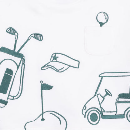 Golf - Drop Sleeve Sweatshirt White