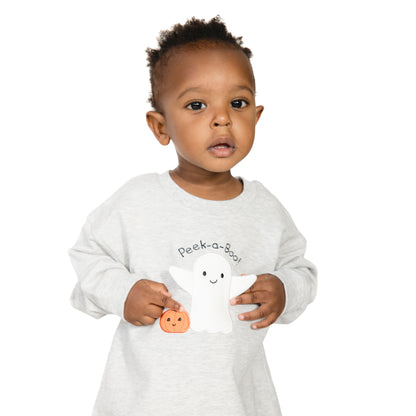 Ghosts - Gray Drop Sleeve Sweatshirt