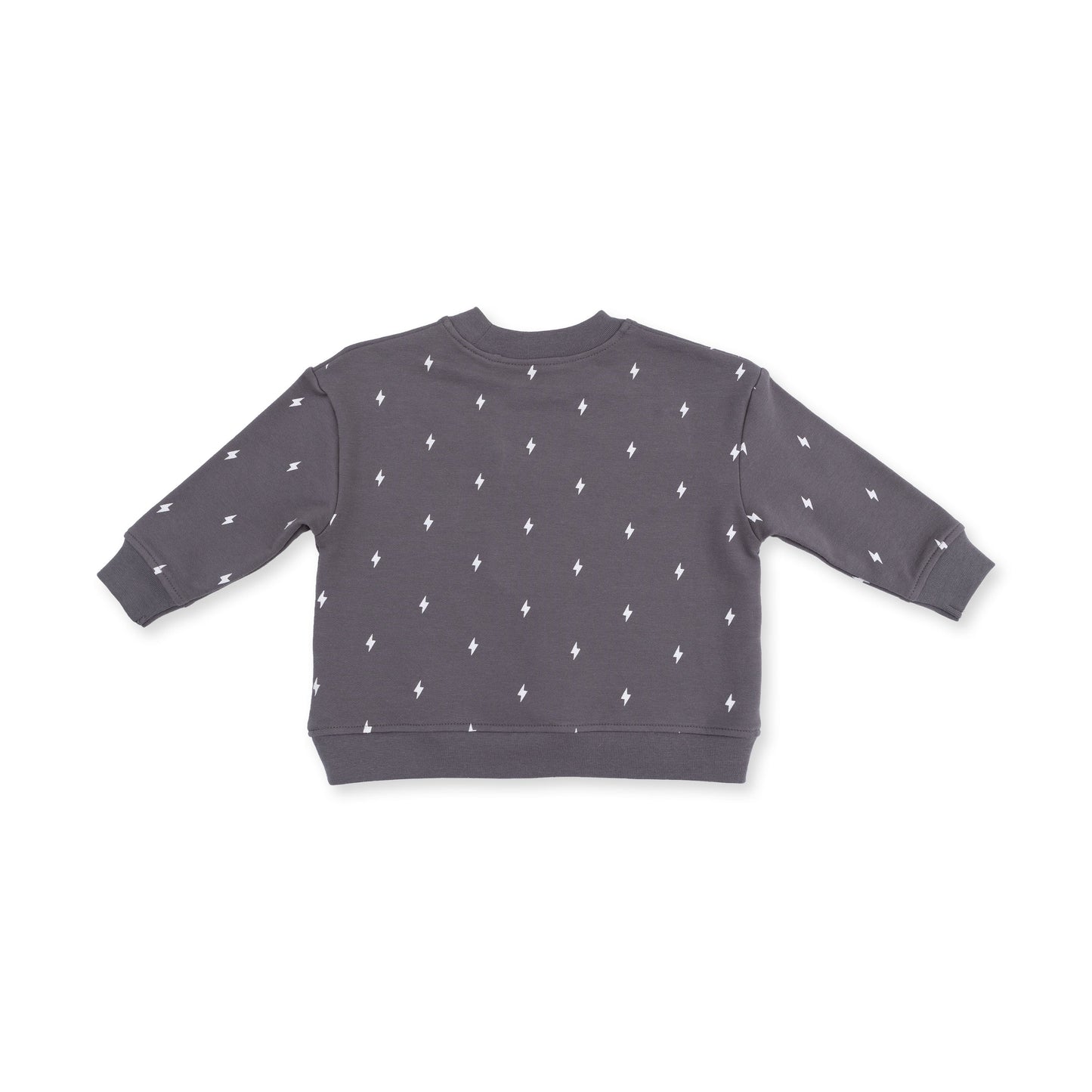 Lightning Bolt French Terry - Drop Sleeve Sweatshirt