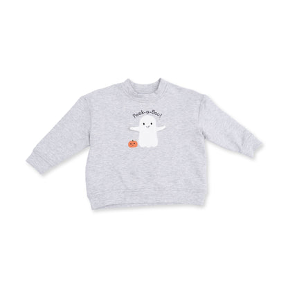 Ghosts - Gray Drop Sleeve Sweatshirt