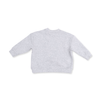 Ghosts - Gray Drop Sleeve Sweatshirt