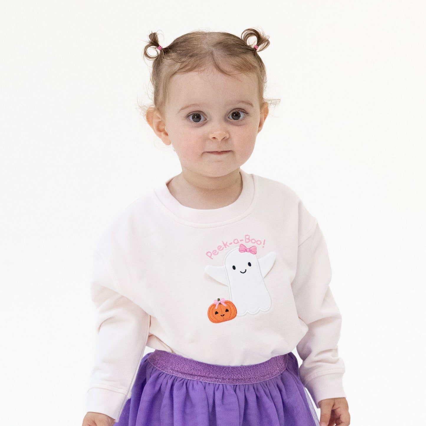 Ghosts - Pink Drop Sleeve Sweatshirt