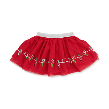 Christmas Lights Merry - Tutu Skirt with Bike Shorts