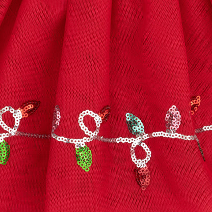 Christmas Lights Merry - Tutu Skirt with Bike Shorts
