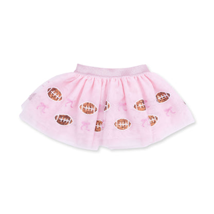 Football Helmets Pink - Tutu Skirt with Bike Shorts