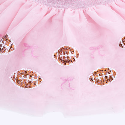 Football Helmets Pink - Tutu Skirt with Bike Shorts