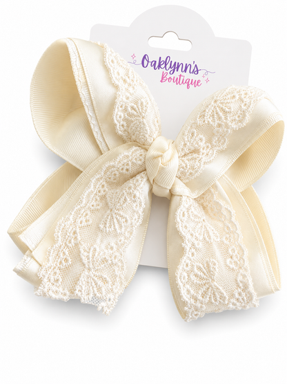 Beautiful lace bow