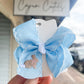 Blue Easter Bunny Bow