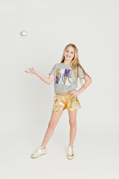 Gameday Purple and Gold Shirt