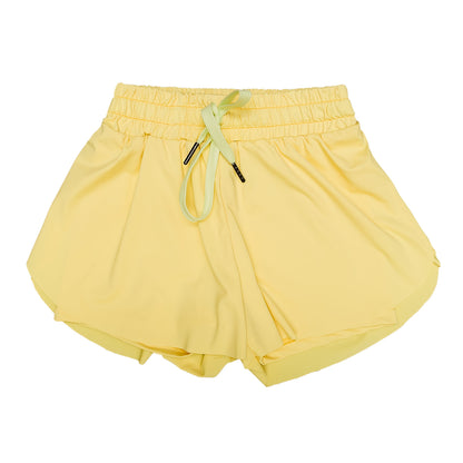 Yellow Butterfly Shorts
