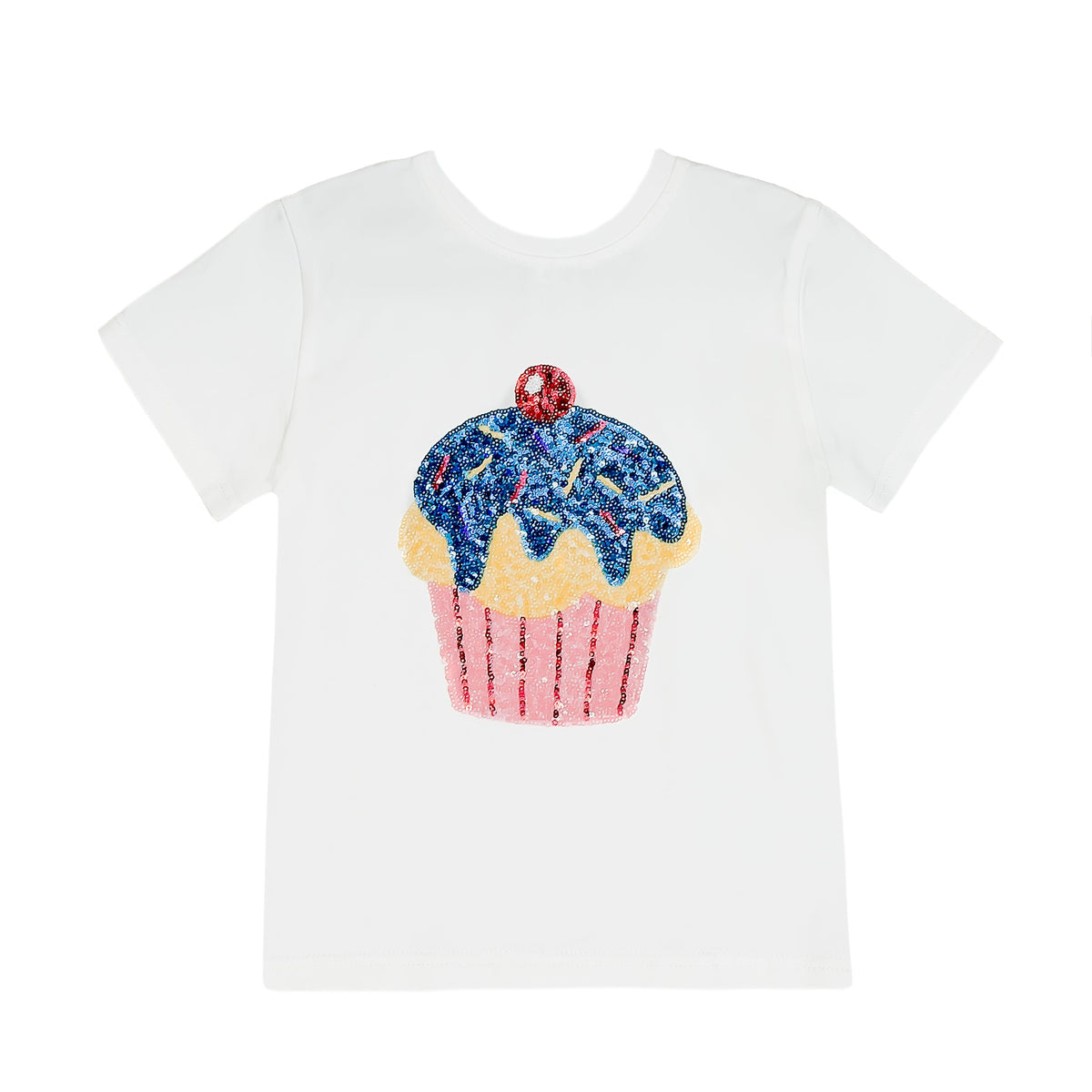 Kids' Sequin Cupcake Shirt