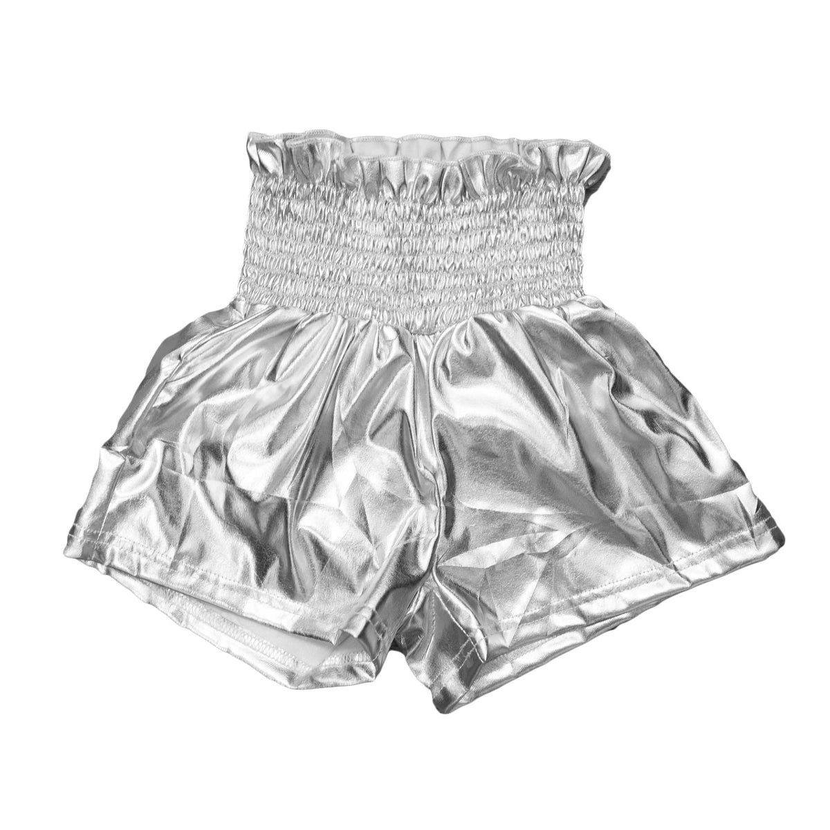 Kids' Metallic Swing Shorts - Silver