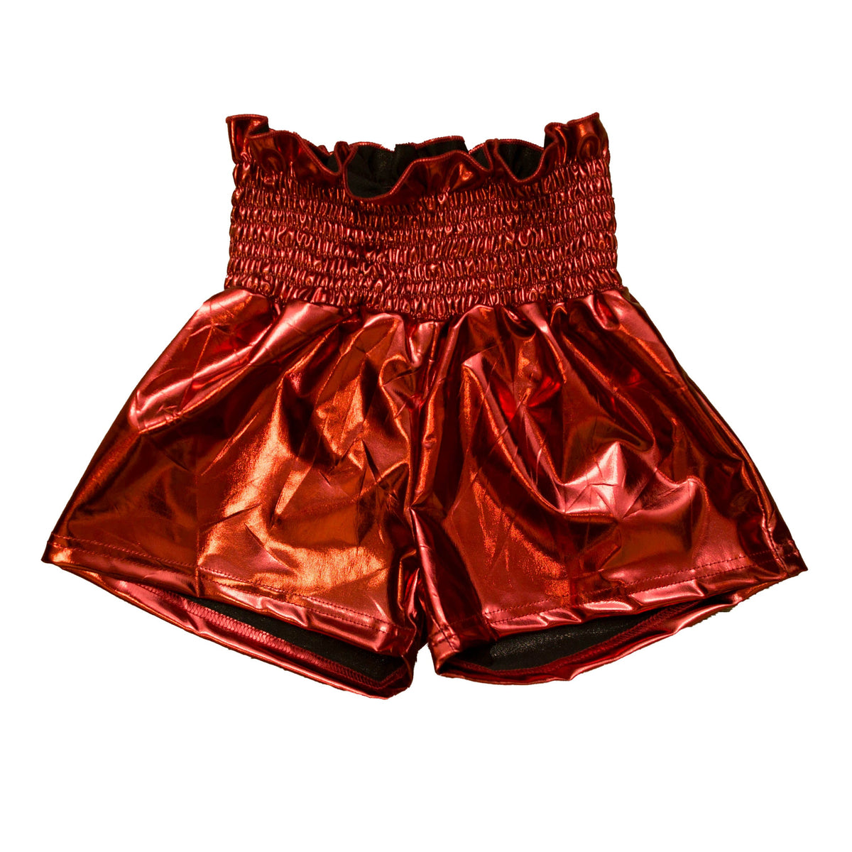Kids' Metallic Swing Shorts - Maroon