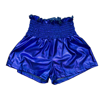 Kids' Metallic Swing Shorts - Royal Blue