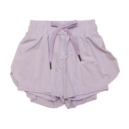 Women's Lavender Butterfly Shorts