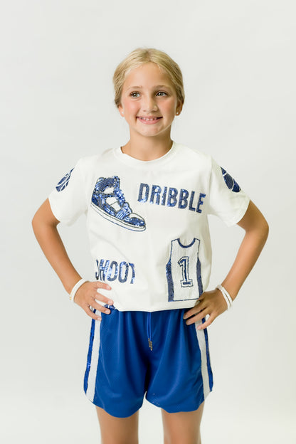 Royal Blue Basketball Shirt