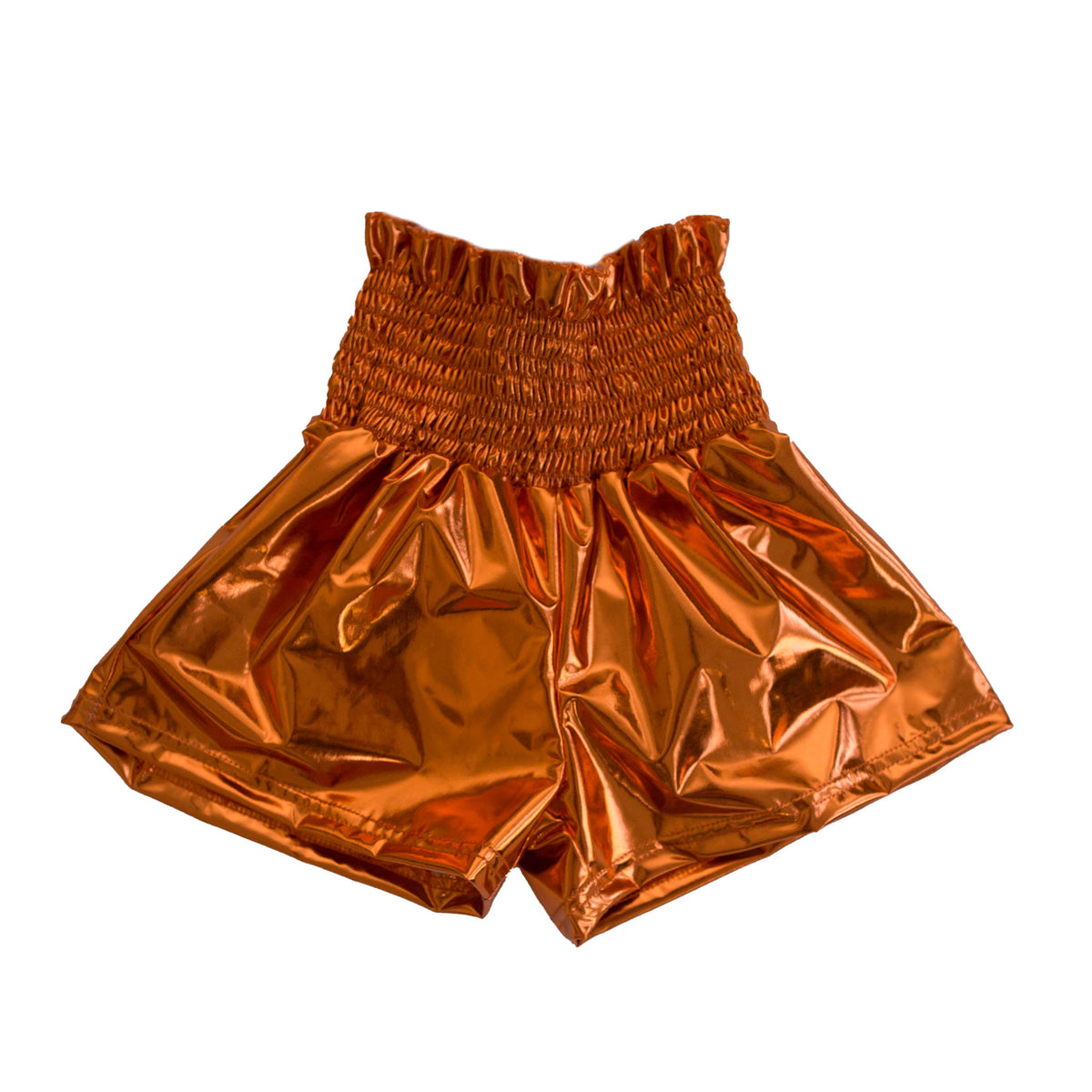 Kids' Metallic Swing Shorts - Orange