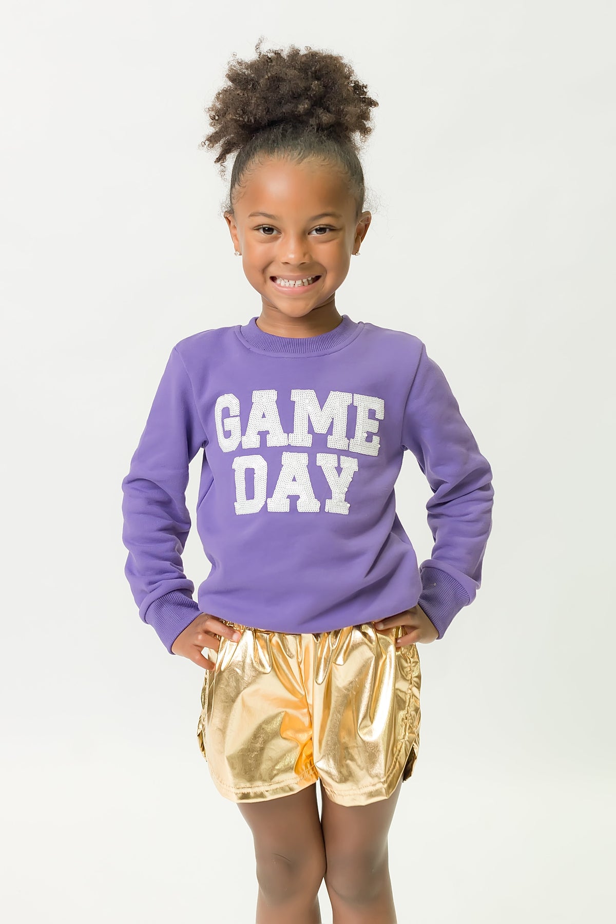 Purple Cheer Gameday Sweatshirt