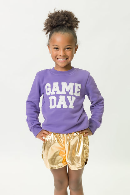Purple Cheer Gameday Sweatshirt