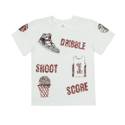 Maroon Basketball Shirt