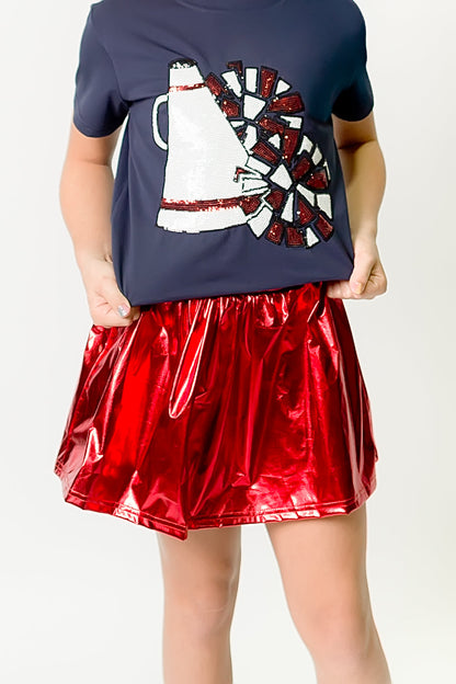 Kids' Megaphone Shirt - Navy and Red