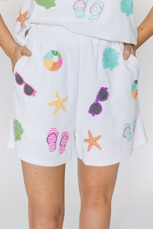 Beach Terry Cloth White Bottom