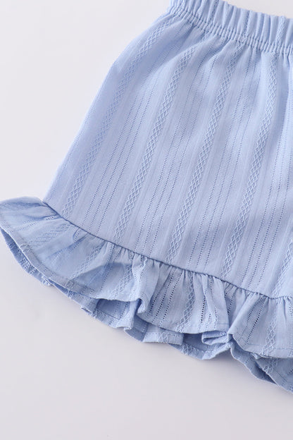 Premium Blue cross embroidery set