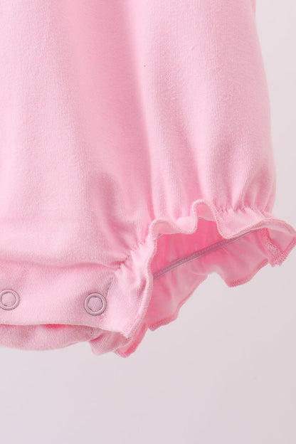 Pink Floral Embroidery Bubble