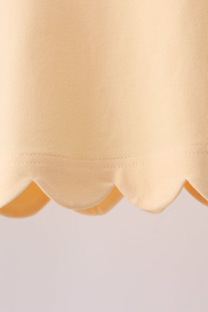 Buttercup Scalloped Shorts Set