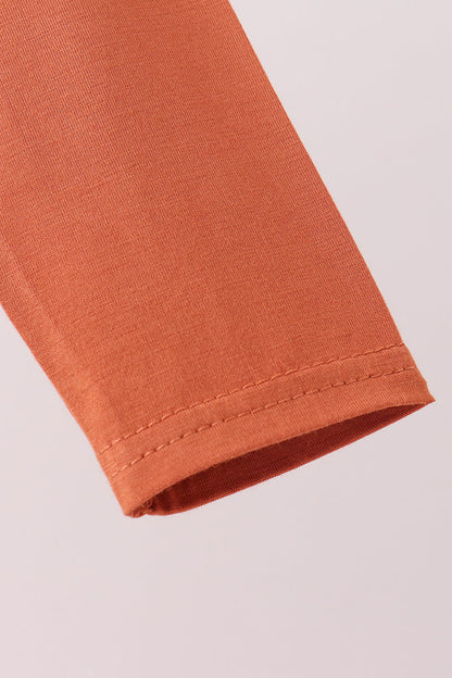 Caramel zipper bamboo anti-slip romper