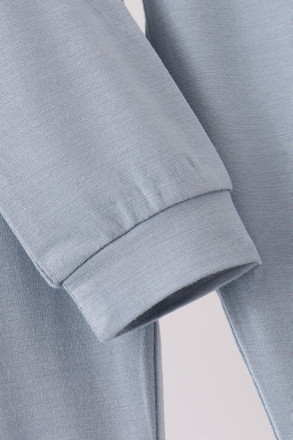 Blue bamboo pajama set