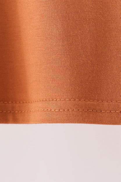 Caramel bamboo pajama set