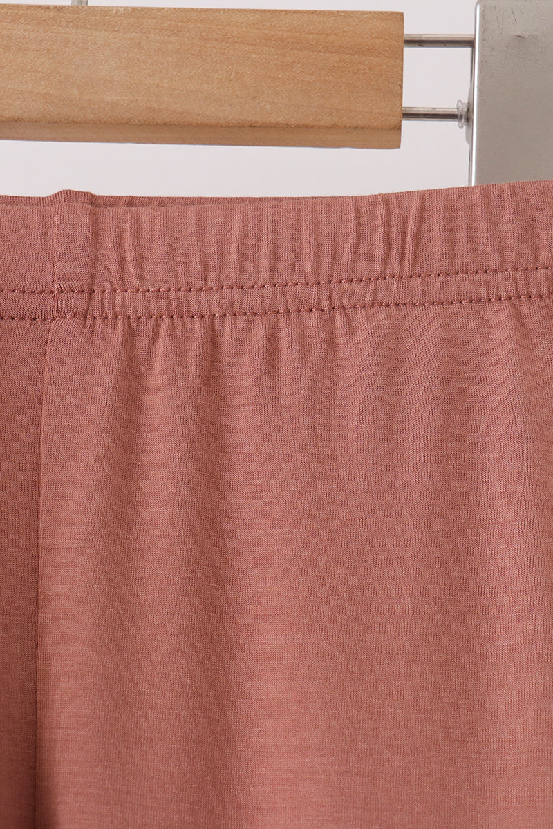 Dusty rose bamboo pajama set