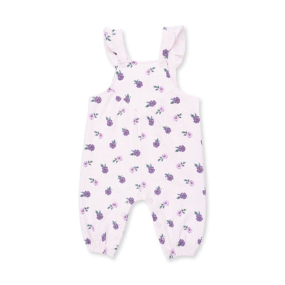 Violetta Floral - Ruffle V-Overalls and Long Sleeve Bodysuit