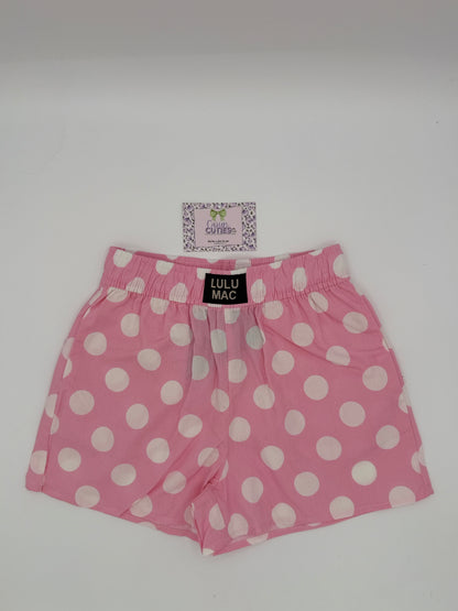 Lulu Mac Youth light pink polka dots Shorts