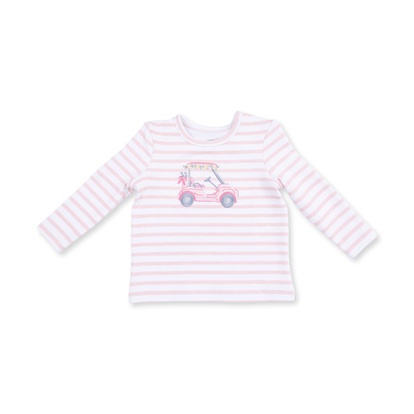 Golf - Long Sleeve Uni Shirt Pink Golf Cart