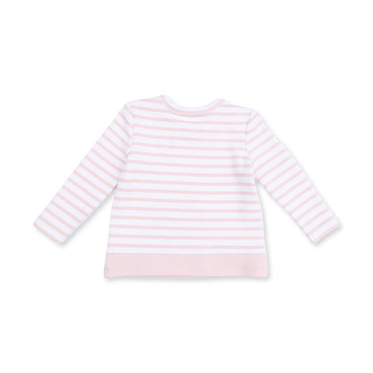 Stripe Puppy - Long Sleeve Uni Shirt