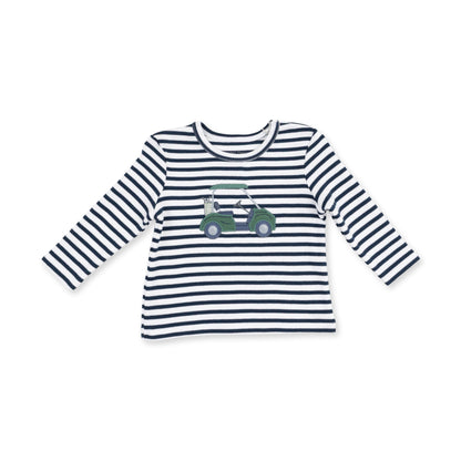 Golf - Long Sleeve Uni Shirt Green Golf Cart