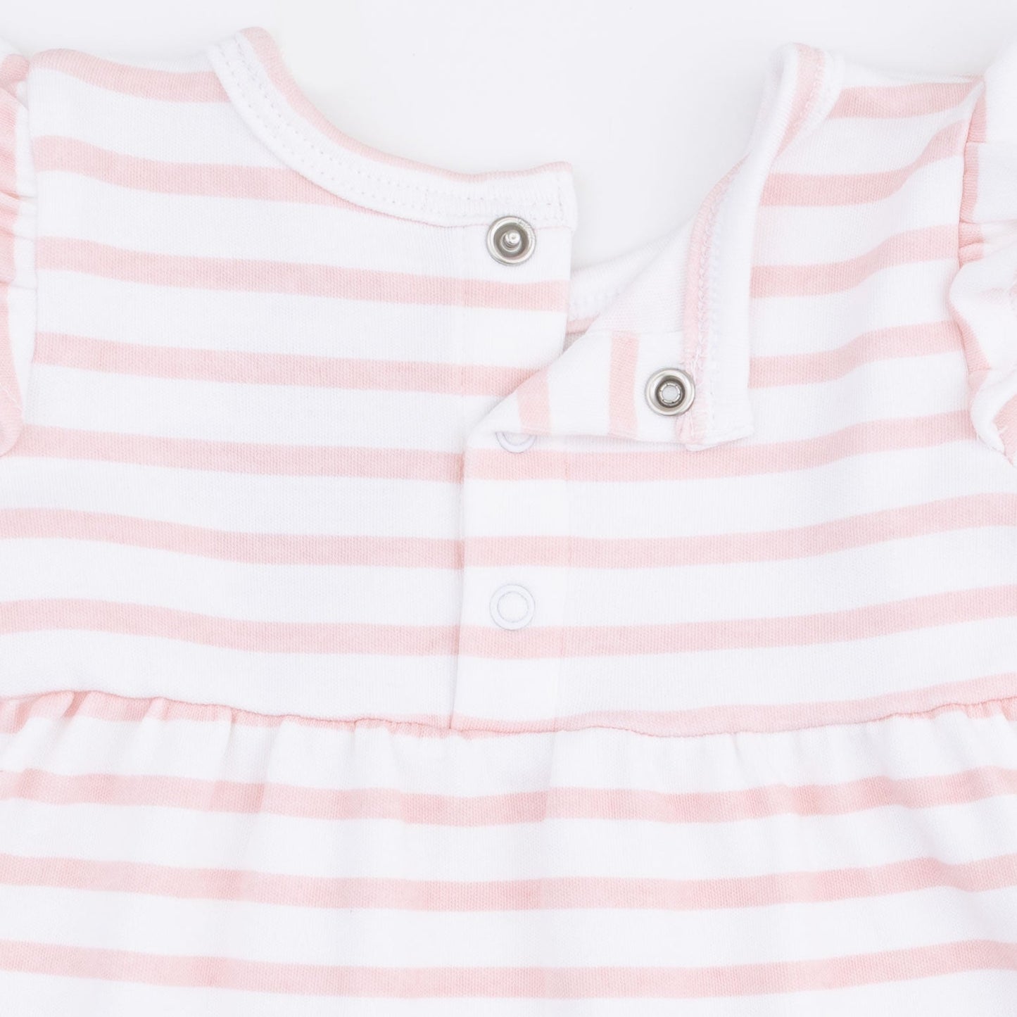 Stripe Puppy - Long Sleeve Dress with Ruffle and Bloomer (2T-4T Dress Only)
