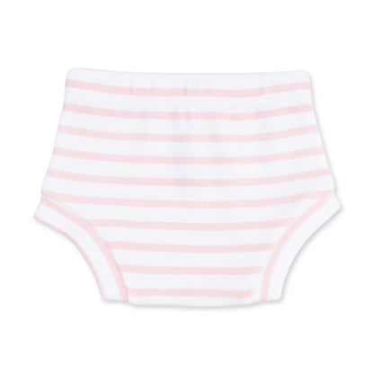 Stripe Puppy - Long Sleeve Dress with Ruffle and Bloomer (2T-4T Dress Only)