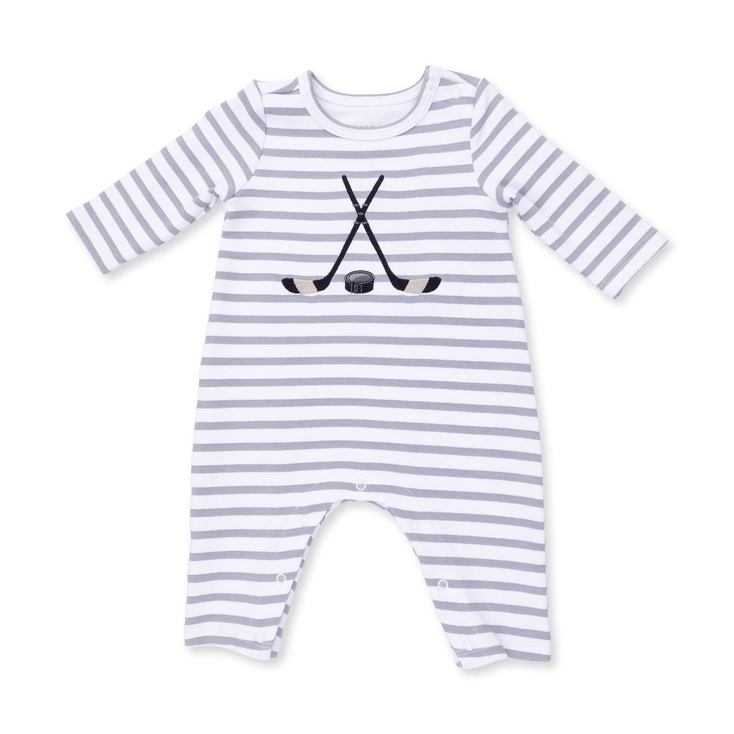 Hockey - Long Sleeve Snap Shoulder Romper