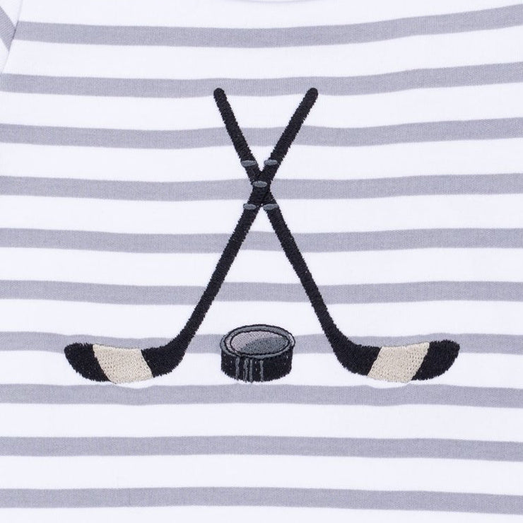 Hockey - Long Sleeve Snap Shoulder Romper