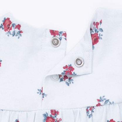 Alyssa Floral - Smocked Long Sleeve Romper