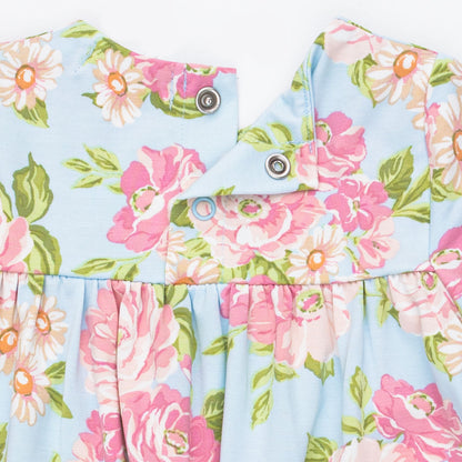 Angeline Floral - Smocked Long Sleeve Romper