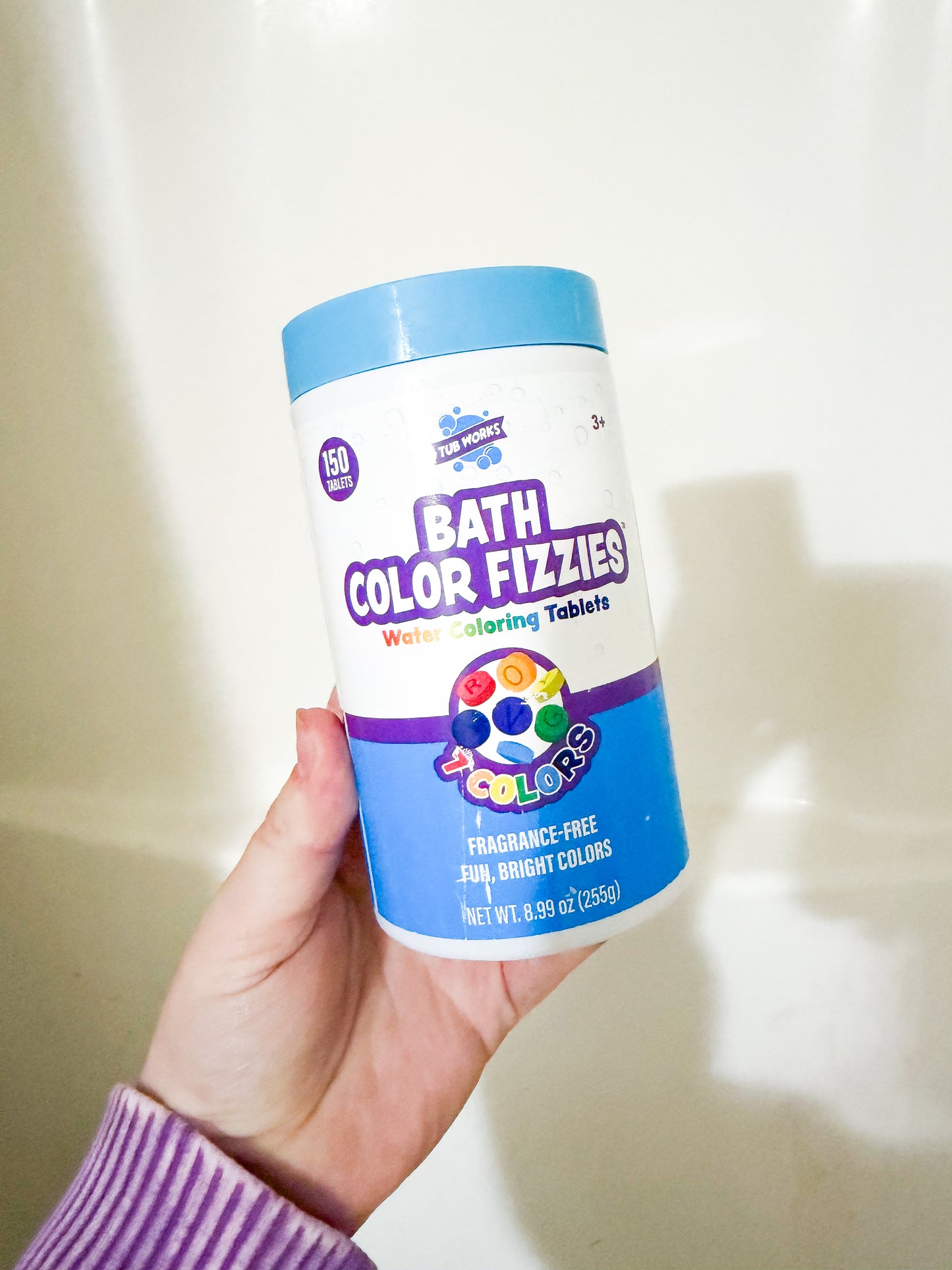 Bath color tablets