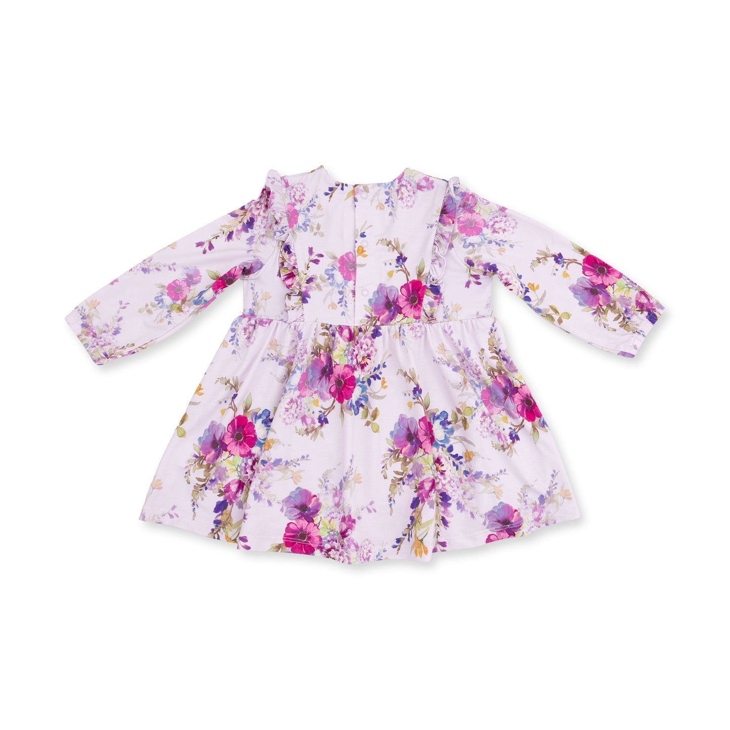 Dahlia Floral - Long Sleeve Ruffle Dress and Legging