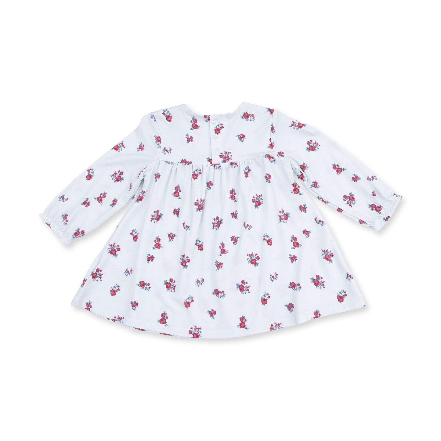 Alyssa Floral - Smocked Ruffle Long Sleeve Dress and Legging