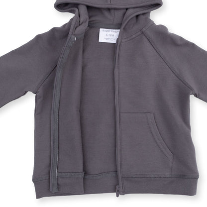 Solid Castlerock - Zip Hoodie