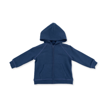 Solid Insignia Blue - Zip Hoodie