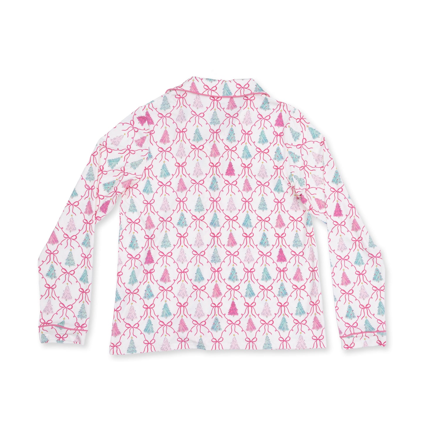 Bow Trellis Tree - Adult Long Sleeve Coat Style with Pants